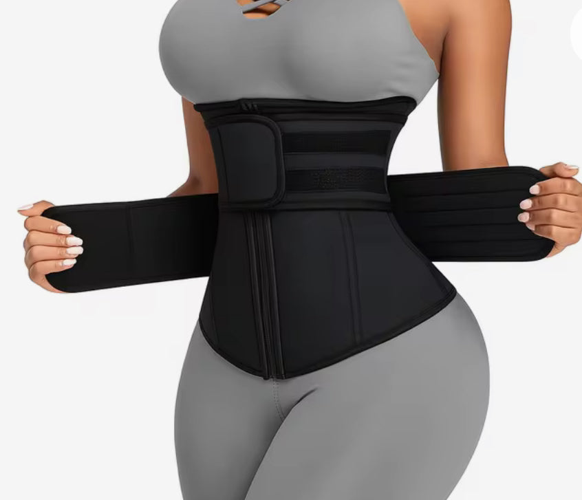 GlowFlex Sweat Belt – Waist Trainer for At-Home Workouts