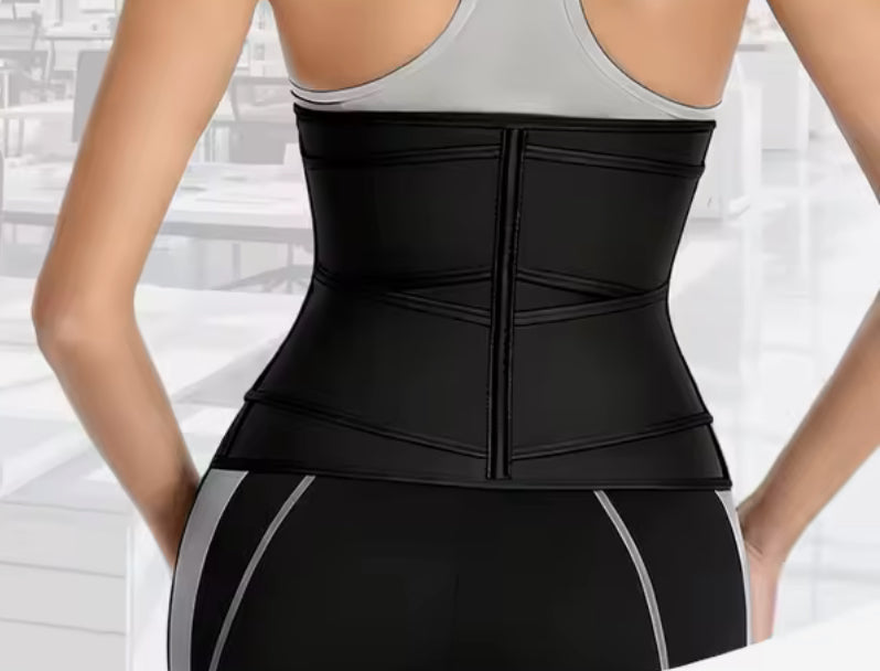 GlowFlex Sweat Belt – Waist Trainer for At-Home Workouts
