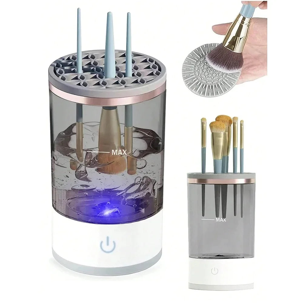 GlowFlex™ Automatic Makeup Brush Cleaner & Dryer