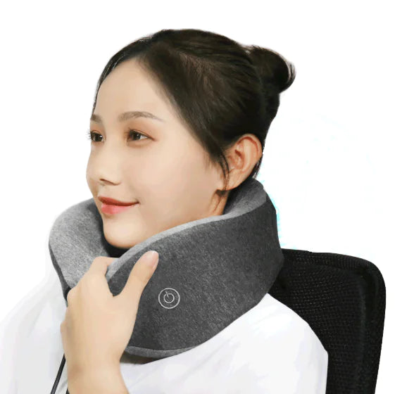 GlowFlex™ Massage Neck Pillow for Sleep & Relaxation