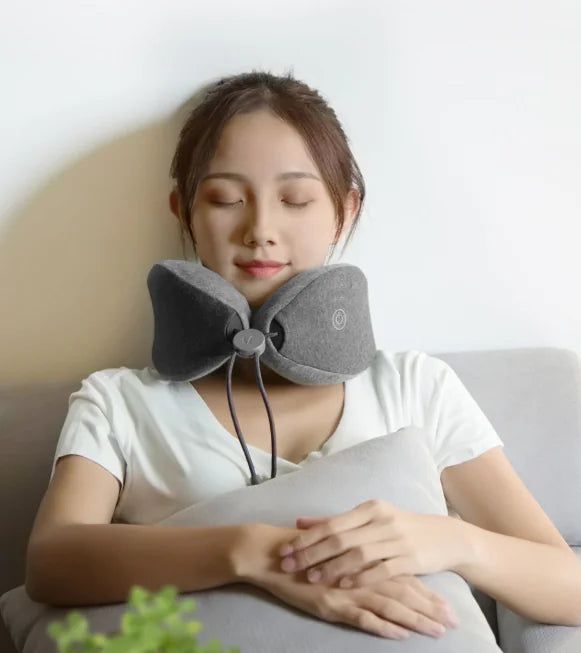 GlowFlex™ Massage Neck Pillow for Sleep & Relaxation