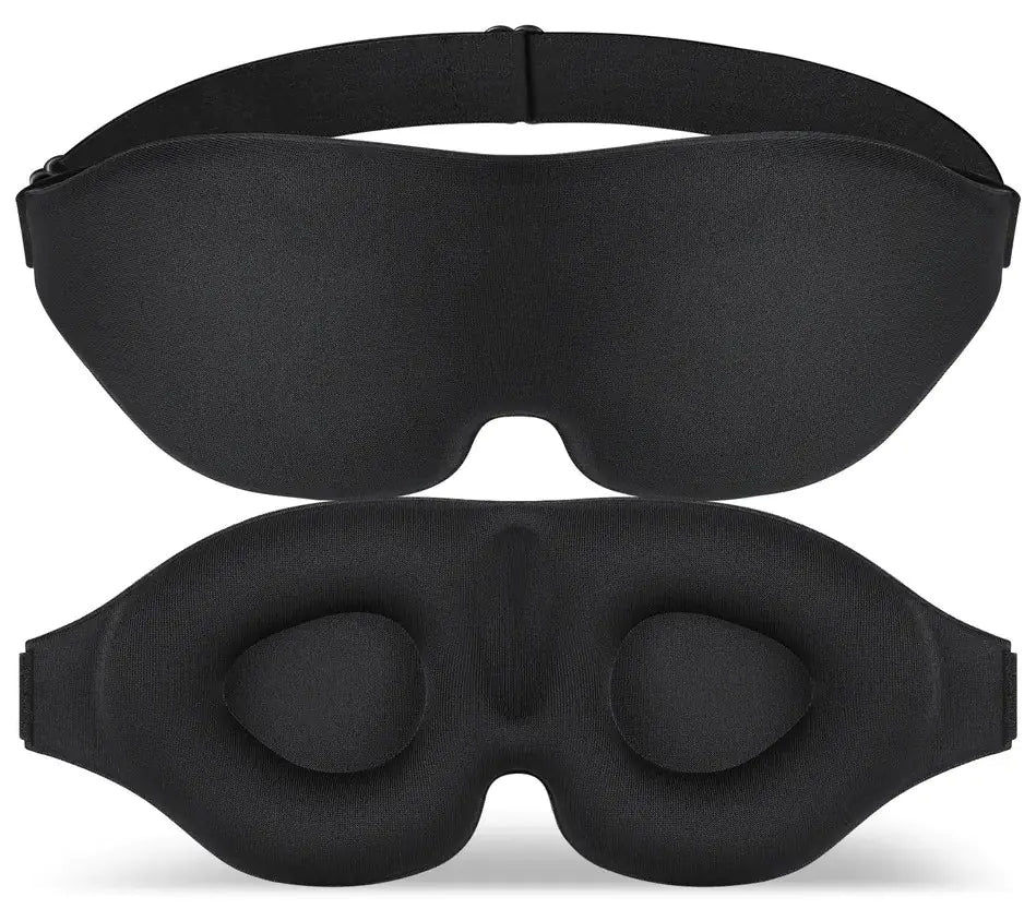 GlowFlex 3D Sleep Mask for Travel & Relaxation