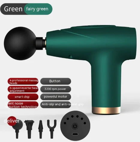 GlowFlex Mini Massage Gun – Muscle Recovery & Pain Relief Massager