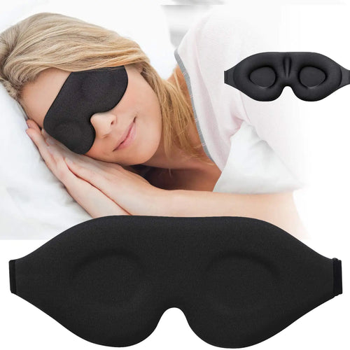 GlowFlex 3D Sleep Mask for Travel & Relaxation